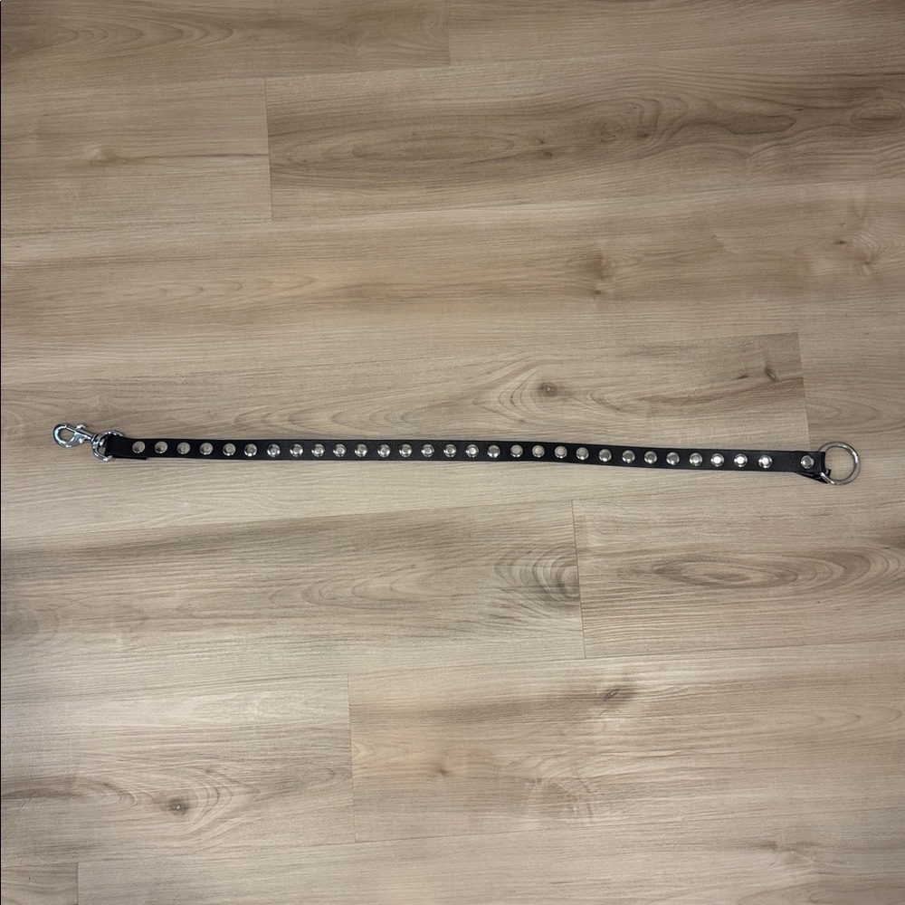Brave Beltworks 32in long Black leather Studded Belt